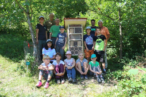 Insektenhotel im Waldlehrpfad